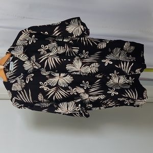 Island Blue mens short sleeve 100% rayon tropical/Cruisewear shirt size XL